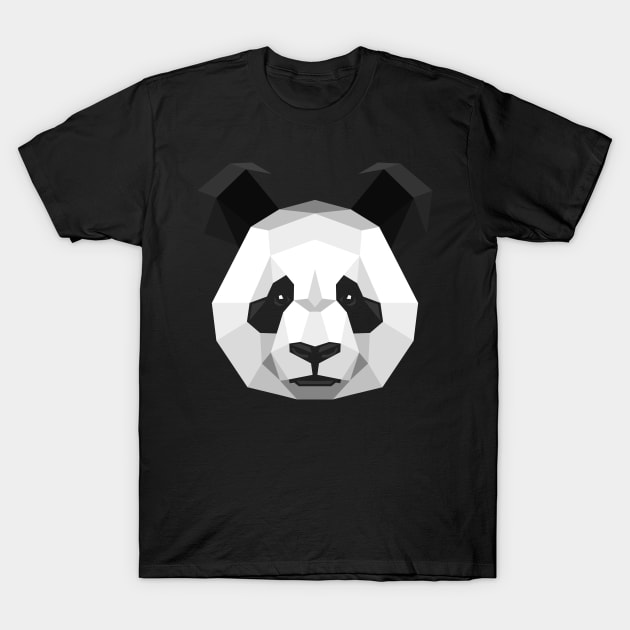 Poligons Panda T-Shirt by albertocubatas
